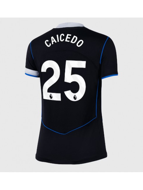 Ženski Nogometna dresi replika Chelsea Moises Caicedo #25 Tretji 2025-26 Kratek rokav Ženski Nogometna dresi replika Chelsea Moises Caicedo #25 Tretji 2025-26 Kratek rokav